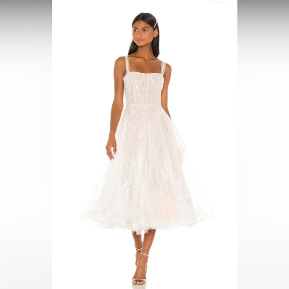 Bronx and Banco Dresses & Skirts - Bronx & Banco Mademoiselle Bridal MIDI Dress Size L
